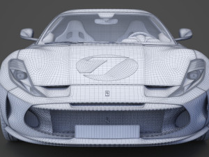 ferrari omologata 2020 Modèle 3D