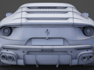 ferrari omologata 2020 Modèle 3D