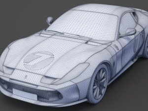 ferrari omologata 2020 Modèle 3D