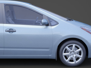 toyota prius 2003 hq interior Modelo 3D