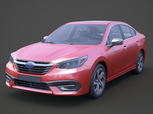 subaru legacy touring 2020 3D Model