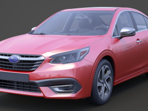 subaru legacy touring 2020 3D 模型