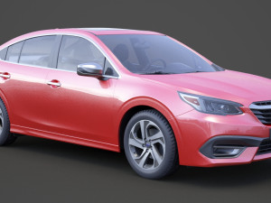 subaru legacy touring 2020 3D 模型