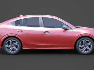 subaru legacy touring 2020 3D 模型