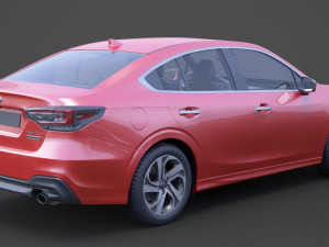 subaru legacy touring 2020 3D 模型