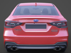 subaru legacy touring 2020 3D 模型