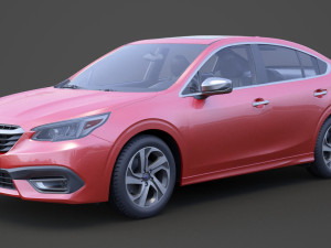 subaru legacy touring 2020 3D 模型