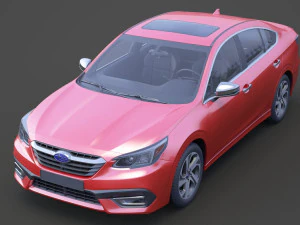 subaru legacy touring 2020 3D Model