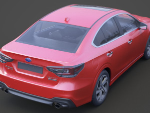 subaru legacy touring 2020 3D 模型