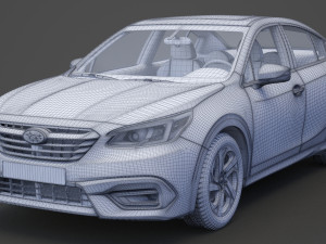 subaru legacy touring 2020 3D 模型