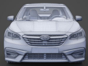 subaru legacy touring 2020 3D 模型