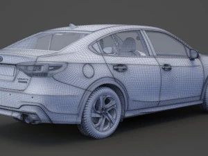 subaru legacy touring 2020 3D Model