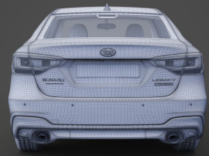 subaru legacy touring 2020 3D 模型