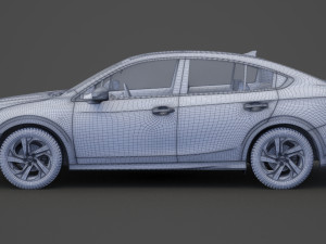 subaru legacy touring 2020 3D 模型