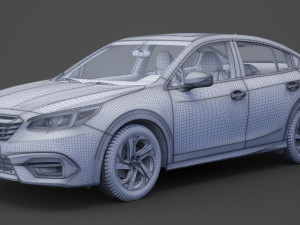 subaru legacy touring 2020 3D 模型