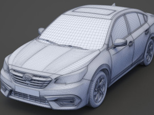 subaru legacy touring 2020 3D 模型