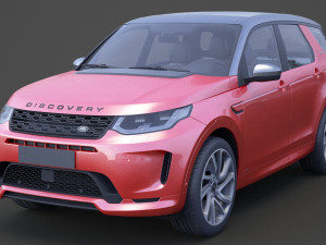 land rover discovery sport 2020 3D Модель