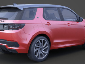 land rover discovery sport 2020 3D Модель