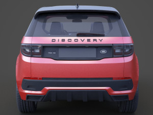 land rover discovery sport 2020 3D Модель