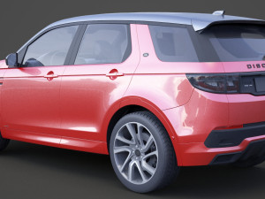 land rover discovery sport 2020 3D Модель