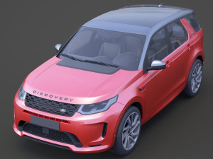 land rover discovery sport 2020 3D Модель