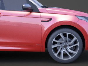 land rover discovery sport 2020 3D Модель