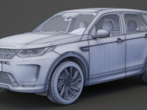 land rover discovery sport 2020 3D Модель