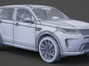 land rover discovery sport 2020 3D Модель