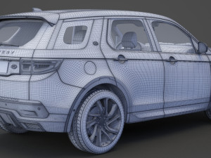 land rover discovery sport 2020 3D Модель