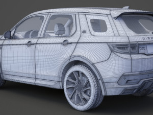 land rover discovery sport 2020 3D Модель