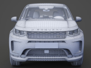 land rover discovery sport 2020 3D Модель