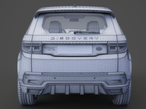 land rover discovery sport 2020 3D Модель