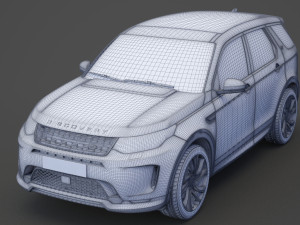 land rover discovery sport 2020 3D Модель