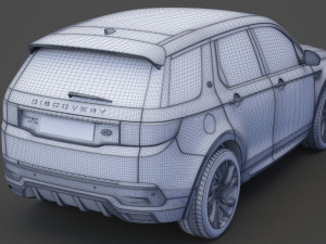 land rover discovery sport 2020 3D Модель