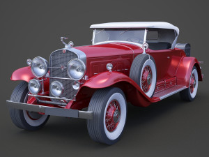 cadillac v16 roadster 1930 3D Model