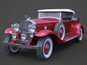 Cadillac V16 Roadster 1930 3D Modell