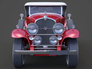cadillac v16 roadster 1930 3D Model