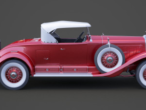 cadillac v16 roadster 1930 3D Model
