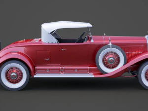 cadillac v16 roadster 1930 3D Model