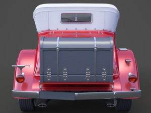cadillac v16 roadster 1930 3D Model