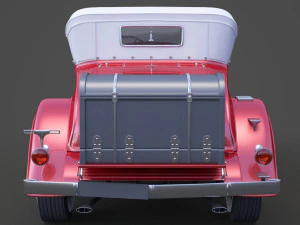 cadillac v16 roadster 1930 3D Model