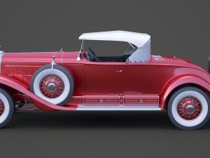 cadillac v16 roadster 1930 3D Model