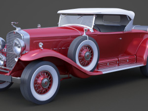cadillac v16 roadster 1930 3D Model