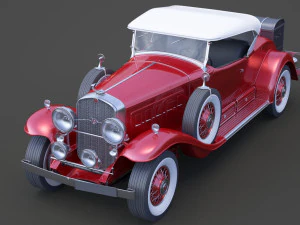 cadillac v16 roadster 1930 3D Model