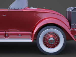 cadillac v16 roadster 1930 3D Model