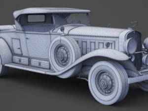cadillac v16 roadster 1930 3D Model