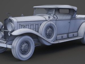 cadillac v16 roadster 1930 3D Model
