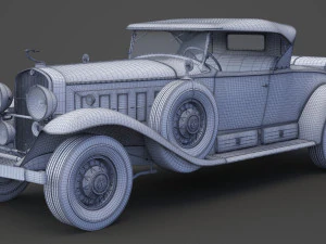 cadillac v16 roadster 1930 3D Model