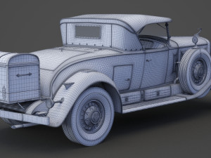 cadillac v16 roadster 1930 3D Model