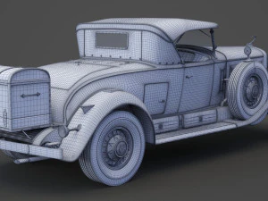 cadillac v16 roadster 1930 3D Model